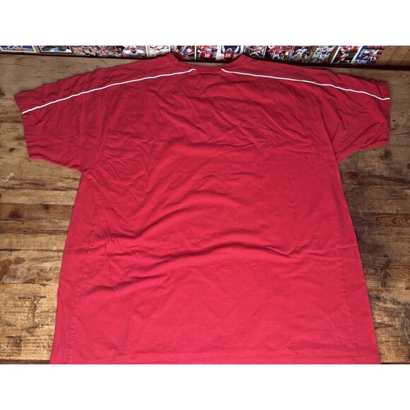 Vintage J America Ohio State Buckeyes Shirt Men’s XXL Cotton NCAA Red Football - Picture 4 of 5